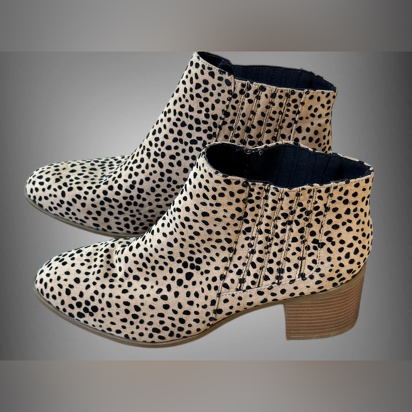 Maurices Cheetah Print Ankle Booties Women’s Size 11 Block Heel Western Boot - Picture 7 of 16